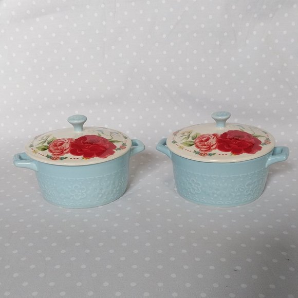The Pioneer Woman Floral Medley Mini Covered Casserole Dish (Set of 2) N… - Picture 2 of 14